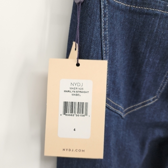 NYDJ NWT Marilyn Straight Jean Mabel 4 - Picture 6 of 14
